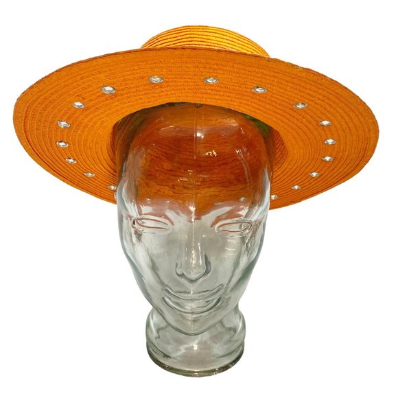 Orange Bolero Halo Hat